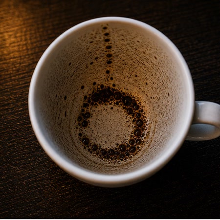 RING coffee grounds symbol photo variation 1