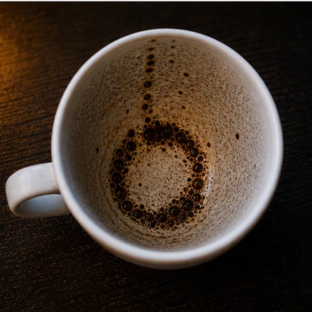 RING coffee grounds symbol photo variation 2