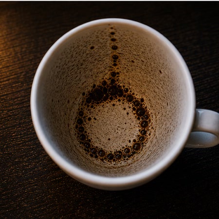 RING coffee grounds symbol photo variation 3