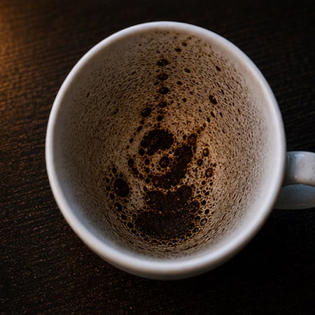ROSE coffee grounds symbol photo variation 3