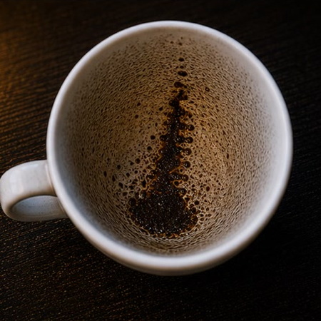 SAW coffee grounds symbol photo variation 2