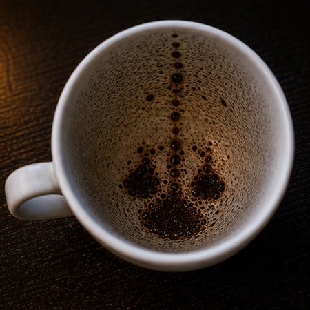 SCALE coffee grounds symbol photo variation 2