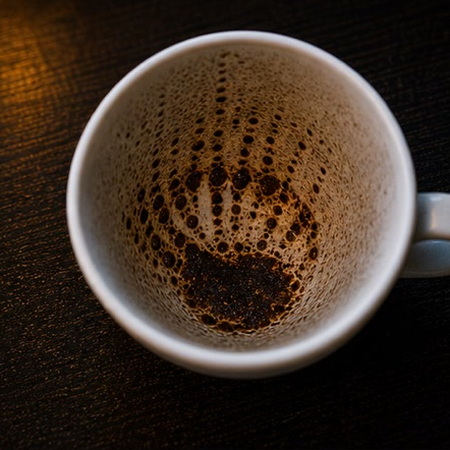SHELL coffee grounds symbol photo variation 1