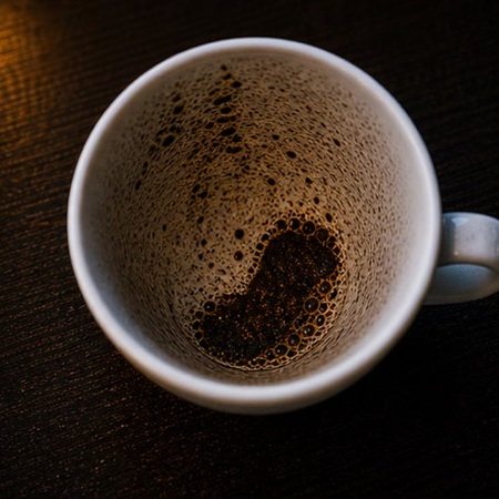 SHOE coffee grounds symbol photo variation 1