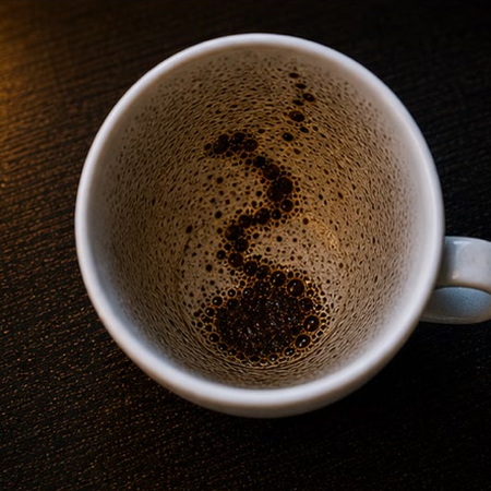 SNAKE coffee grounds symbol photo variation 3