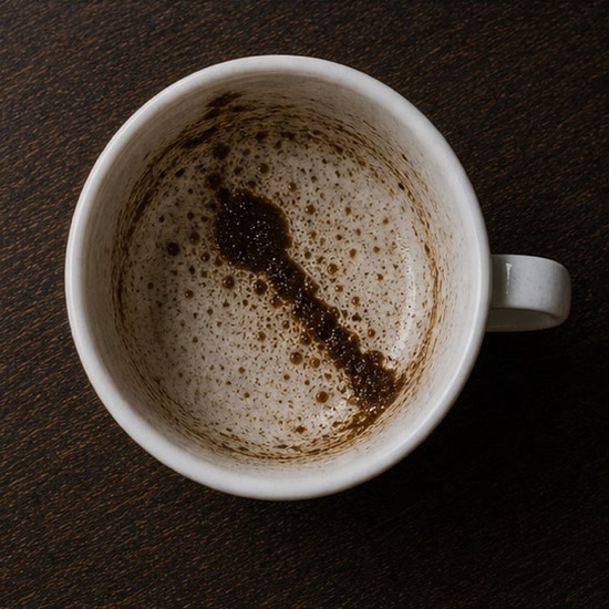 SPOON coffee grounds symbol photo variation 2