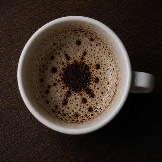 SUN coffee grounds symbol photo variation 1