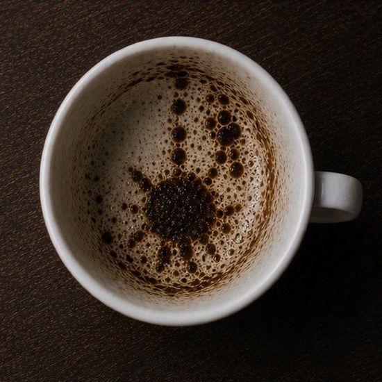 SUN coffee grounds symbol photo variation 2