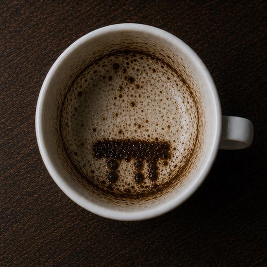 TABLE coffee grounds symbol photo variation 2
