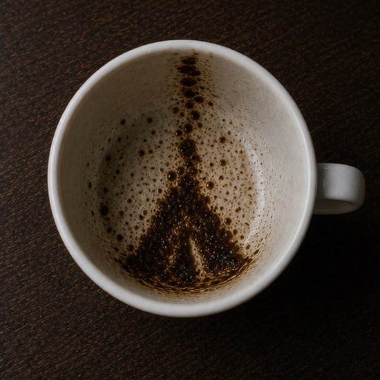TENT coffee grounds symbol photo variation 1