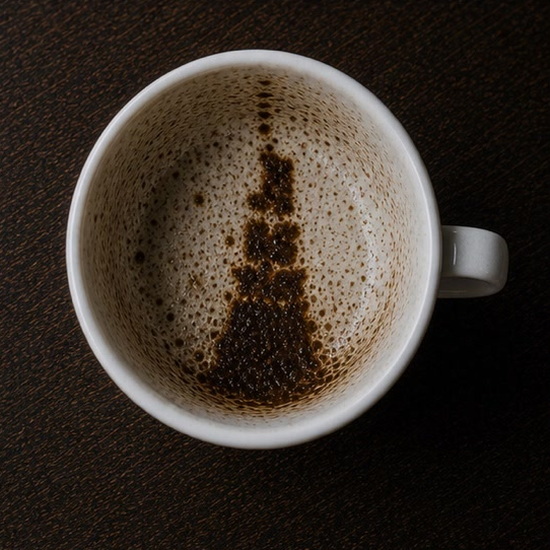 TOWER coffee grounds symbol photo variation 2