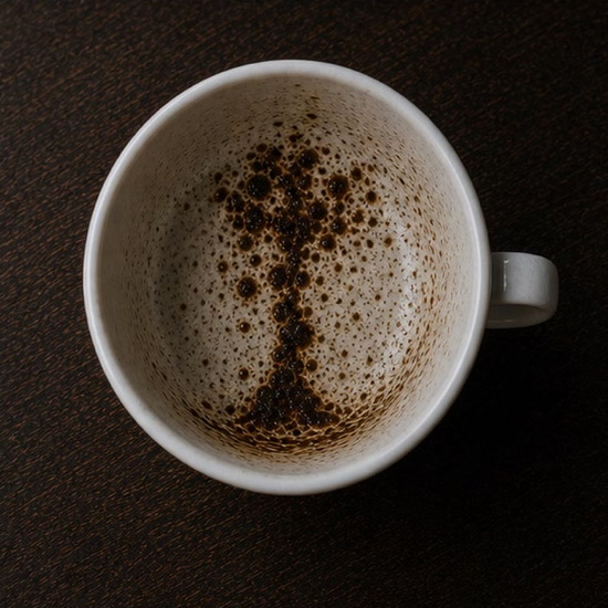 TREE coffee grounds symbol photo variation 3