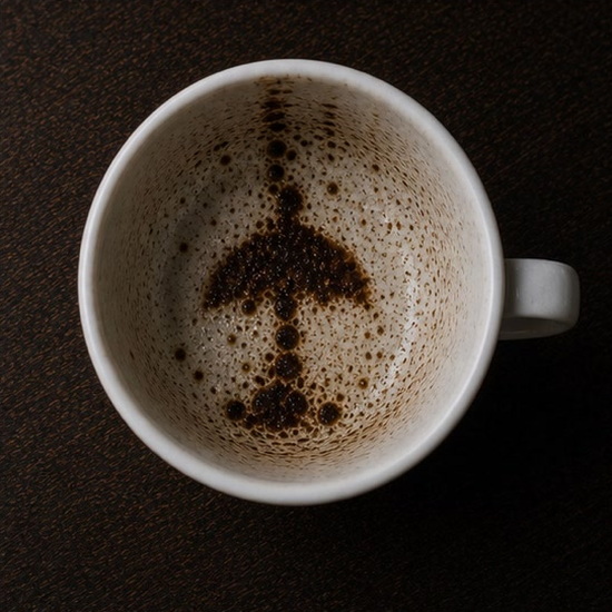UMBRELLA coffee grounds symbol photo variation 3