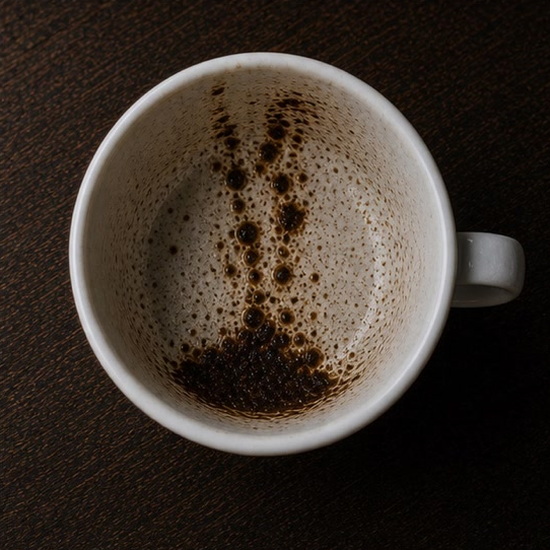 WATERFALL coffee grounds symbol photo variation 3