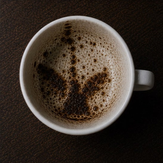 WINGS coffee grounds symbol photo variation 3