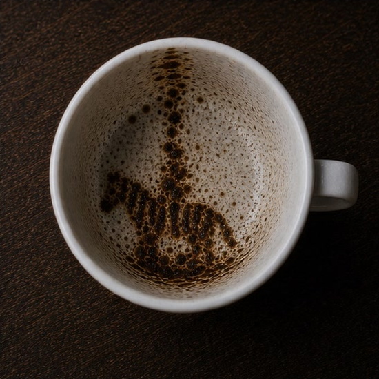 ZEBRA coffee grounds symbol photo variation 3