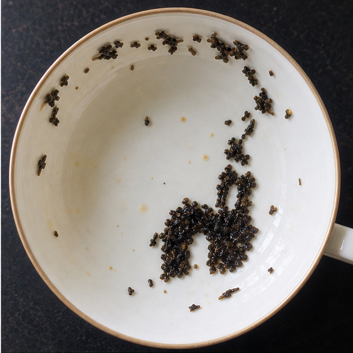 Abbey tea leaves cup variation one