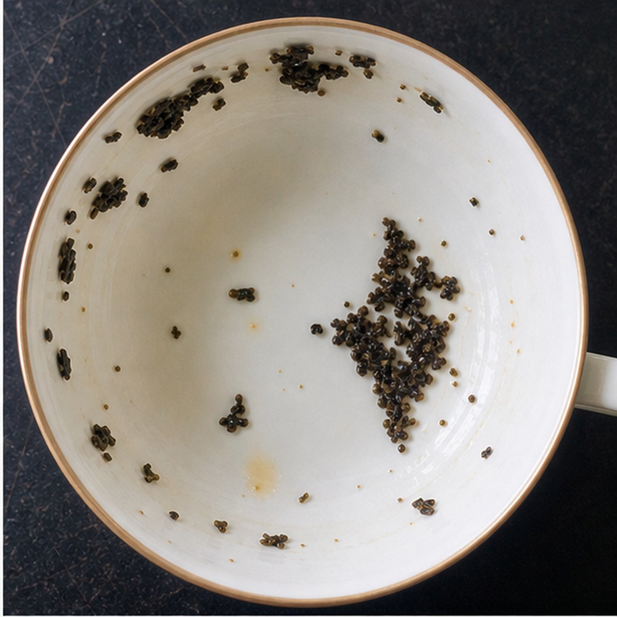 Ace Of Diamonds tea leaves cup variation one