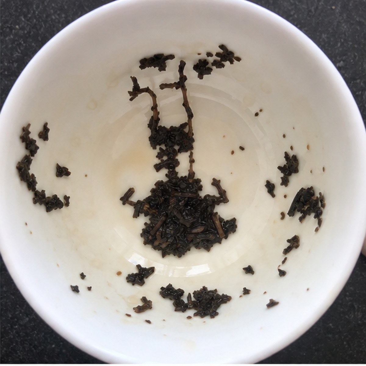 Apron tea leaves cup variation one