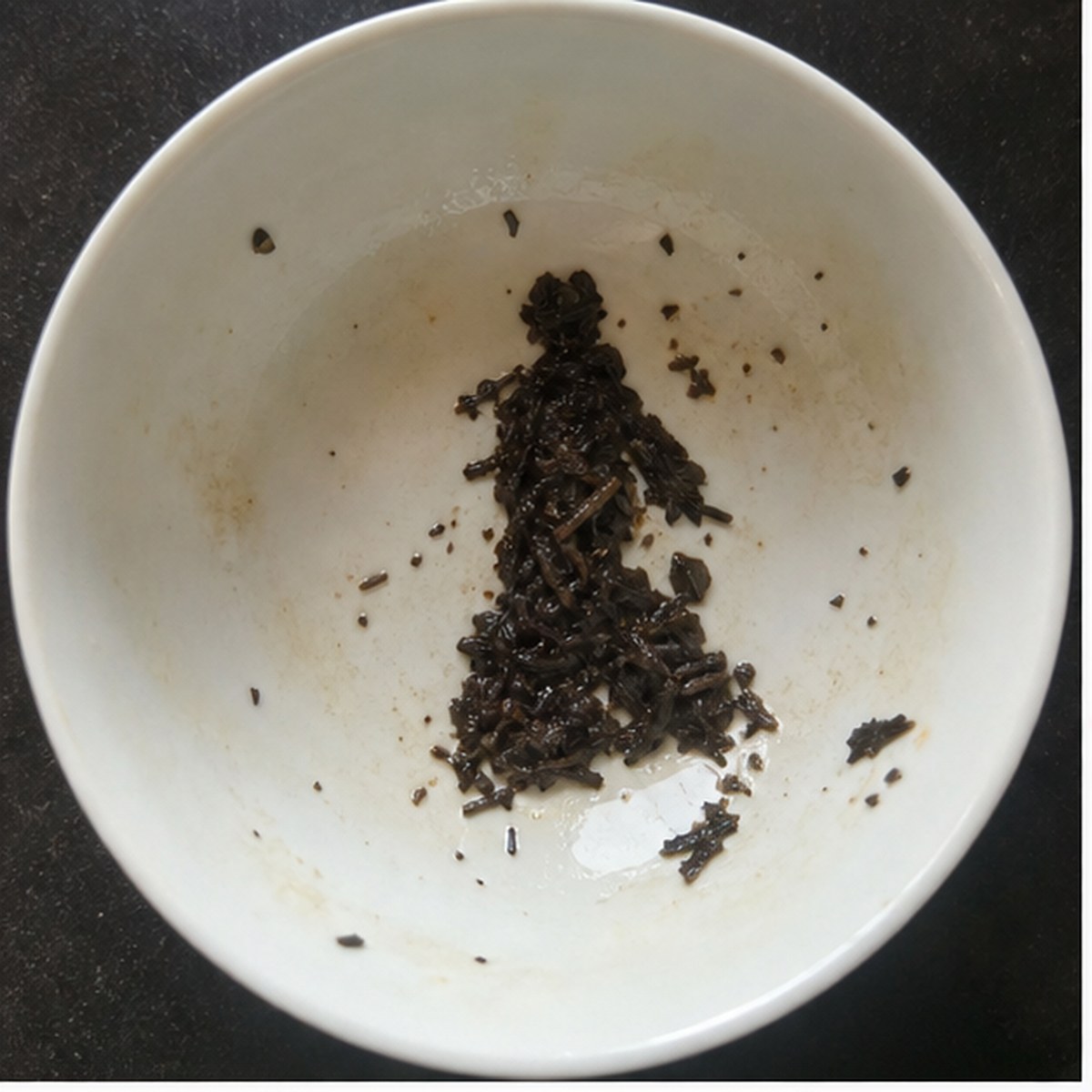 Arab tea leaf reading cup example