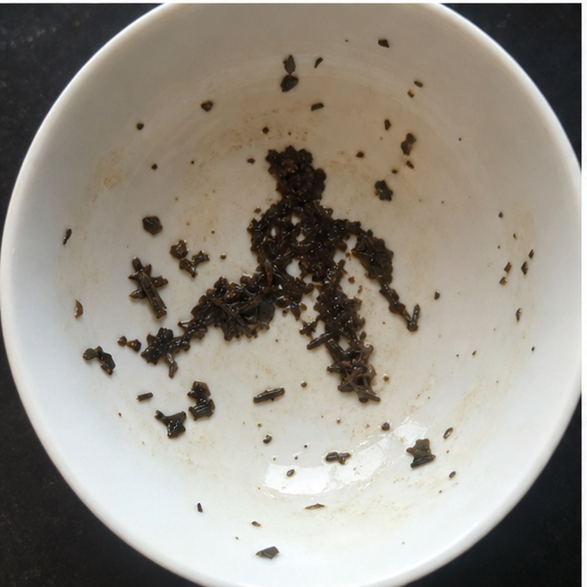 Arab tea leaves cup variation two