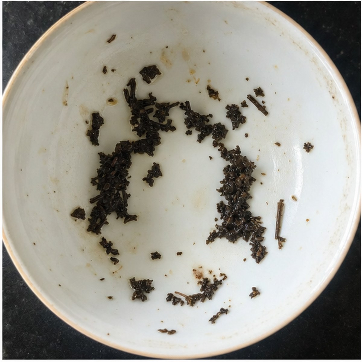 Arch tea leaves cup variation two