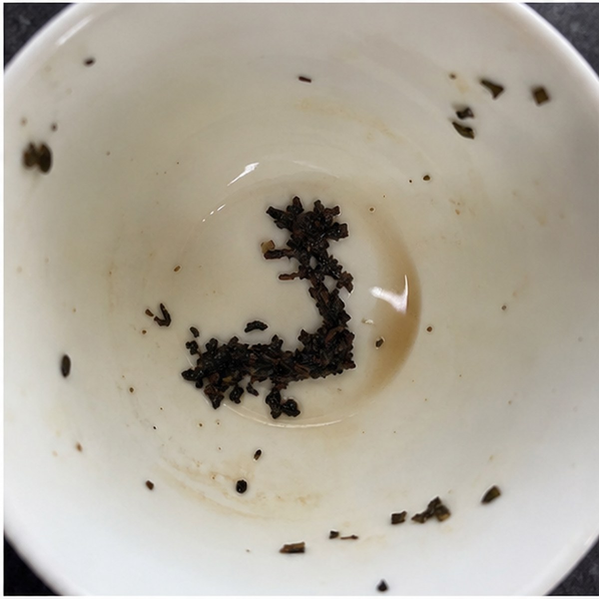 Arm tea leaves cup variation one