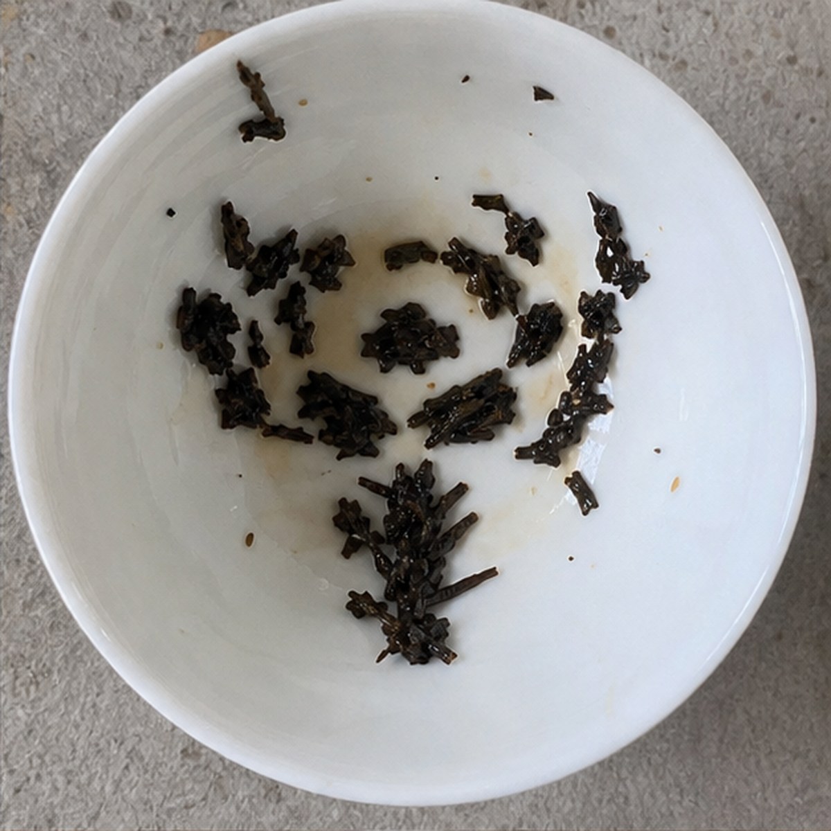 Artichoke tea leaves cup variation one