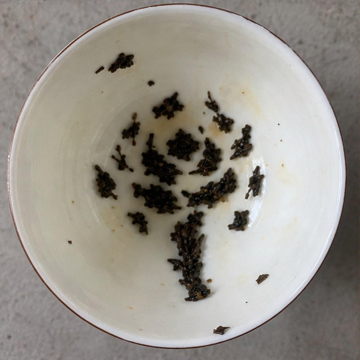 Artichoke tea leaves cup variation two