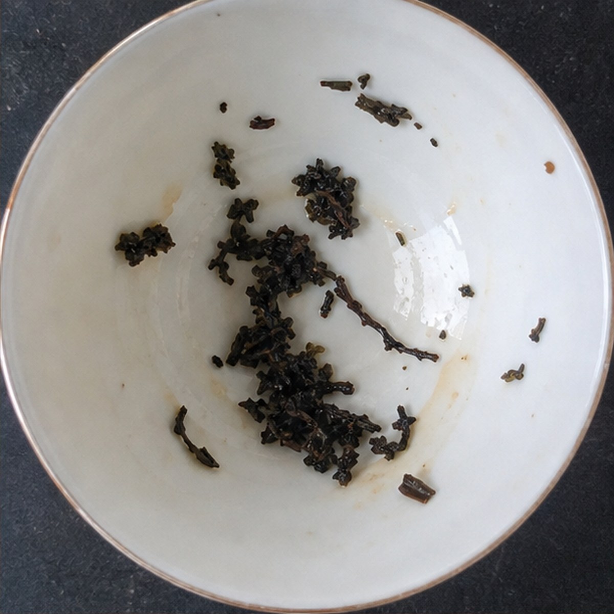 Artist tea leaves cup variation one