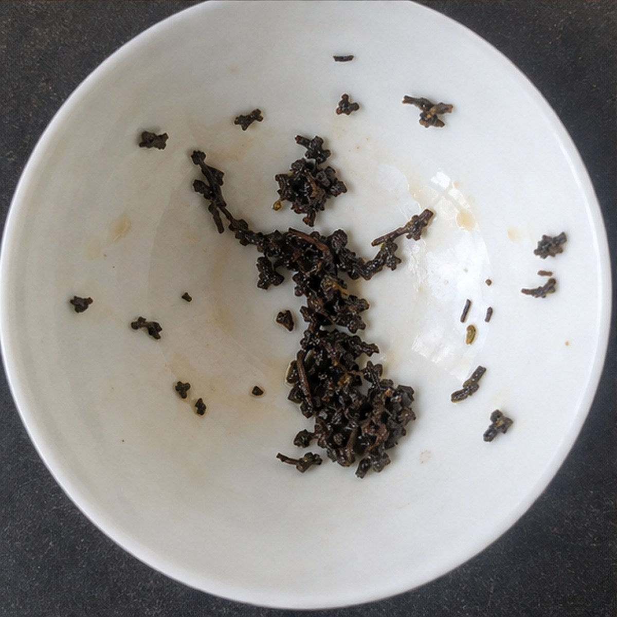 Artist tea leaves cup variation two
