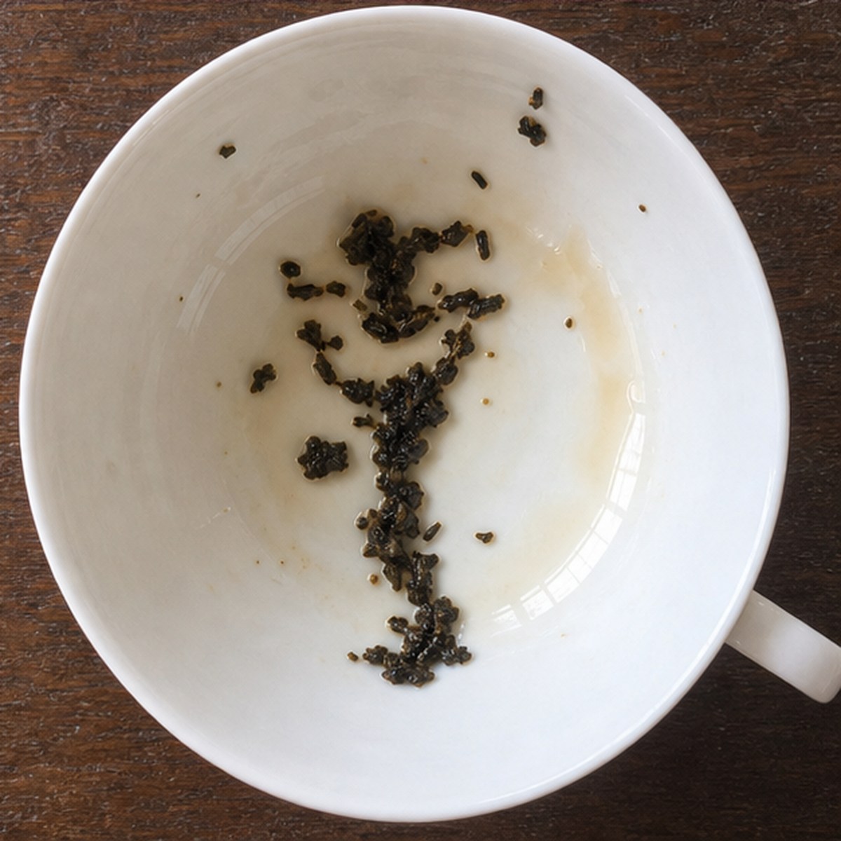 Arum Lily tea leaves cup variation three