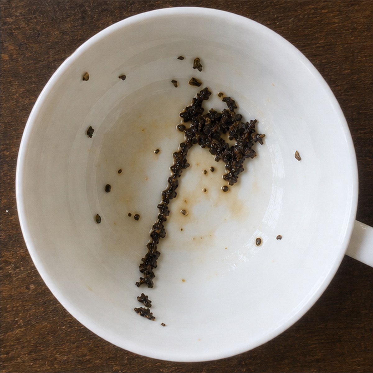 Axe tea leaves cup variation one