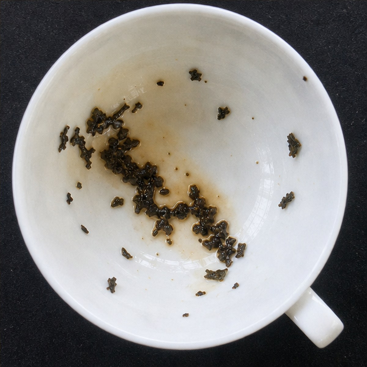 Bacon tea leaves cup variation three