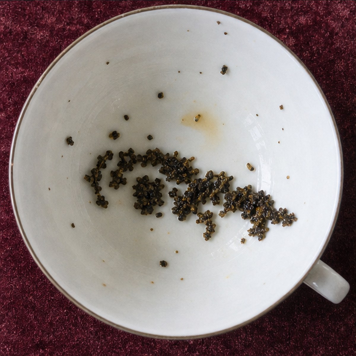 Badger tea leaves cup variation two