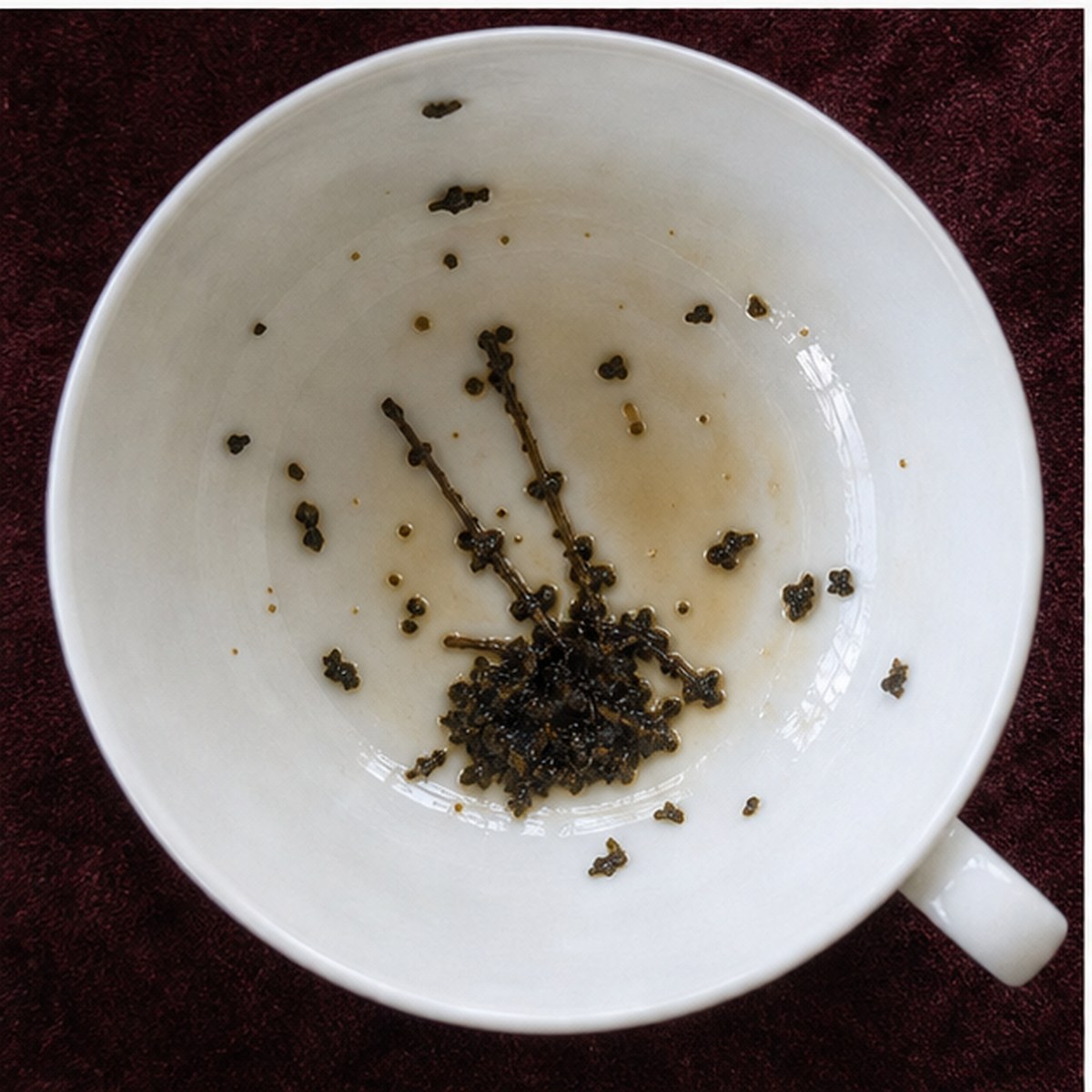 Bagpipes tea leaves cup variation two