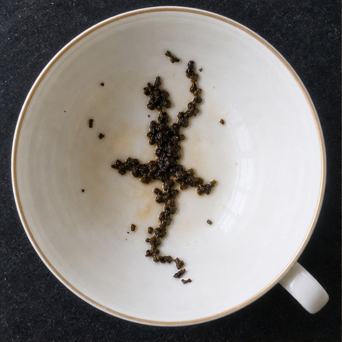 Ballet Dance tea leaf reading cup example
