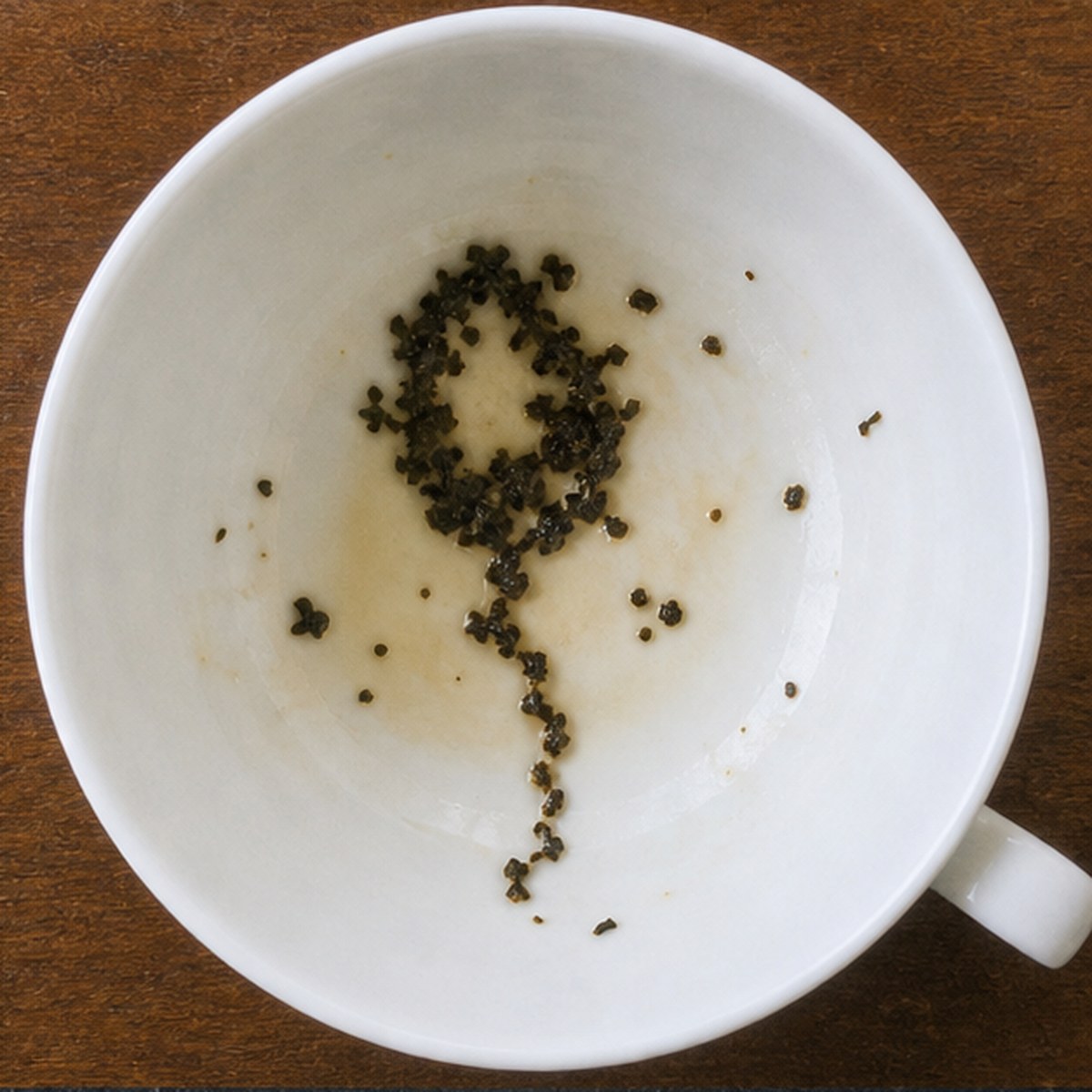 Balloon tea leaves cup variation one