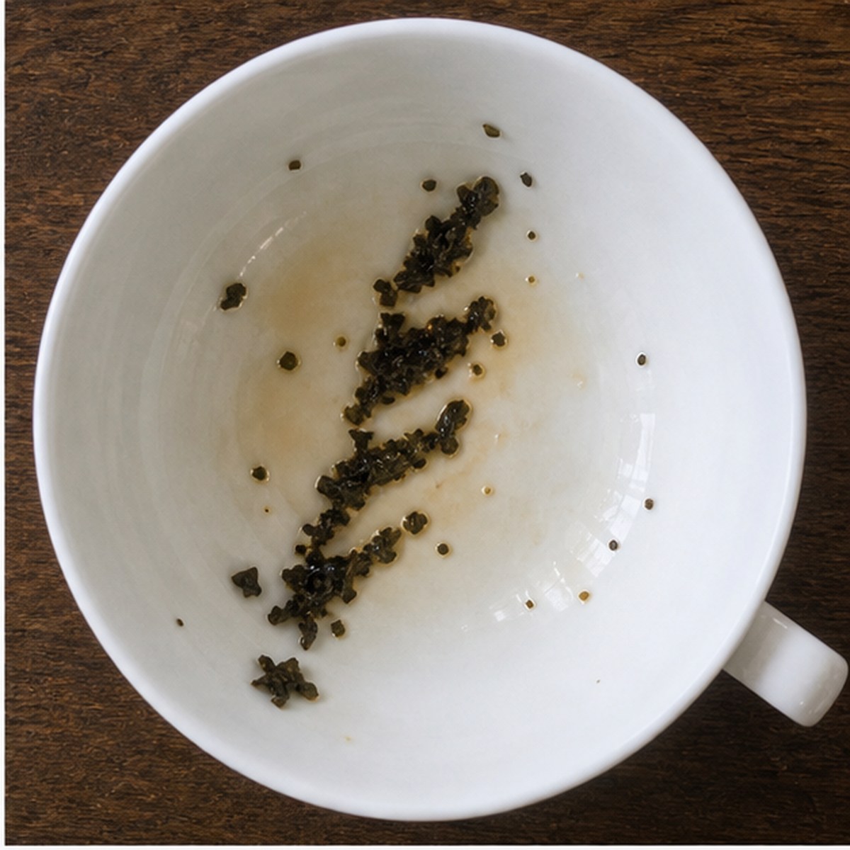 Barber tea leaves cup variation one