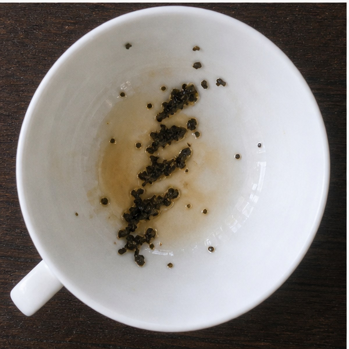 Barber tea leaves cup variation two