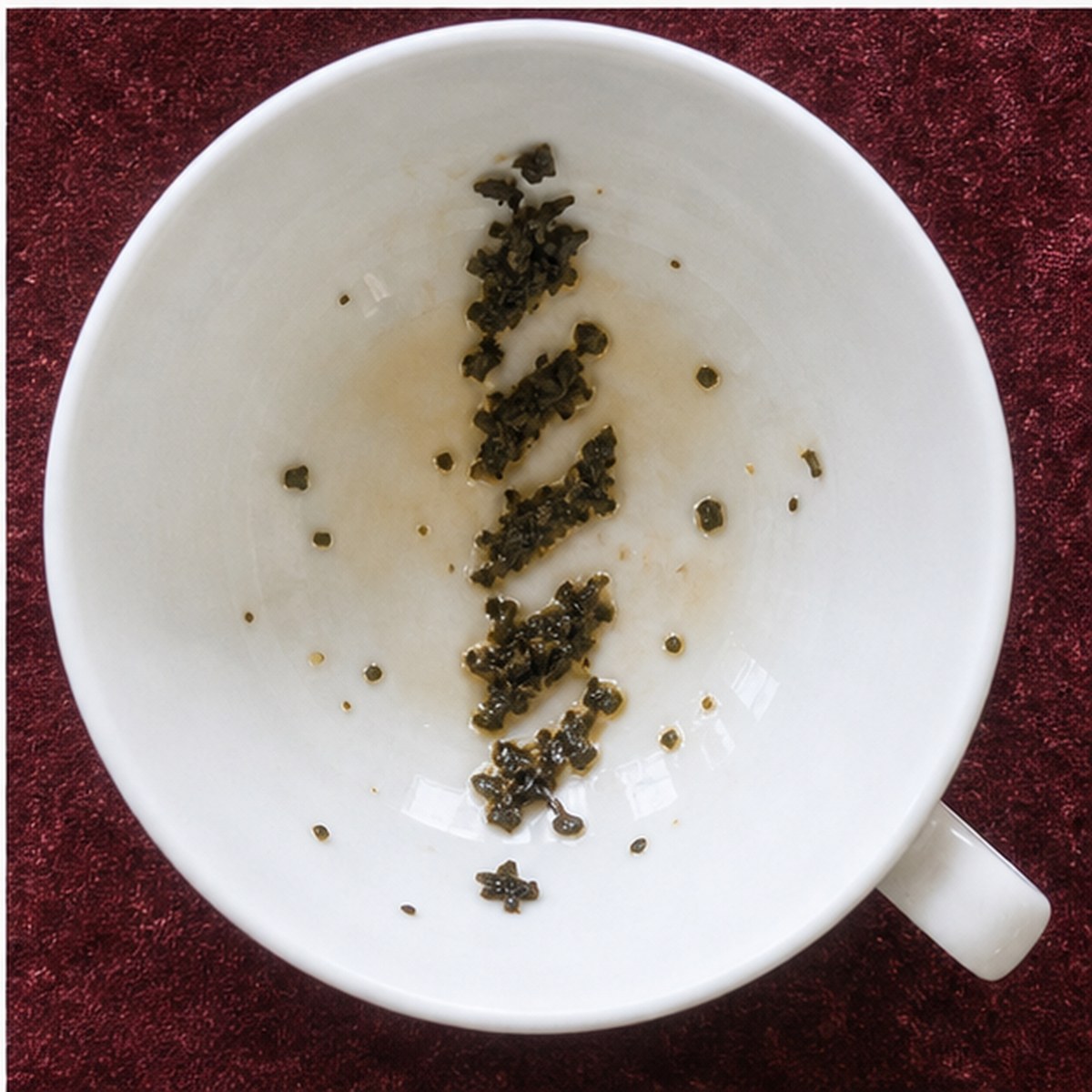 Barber tea leaves cup variation three