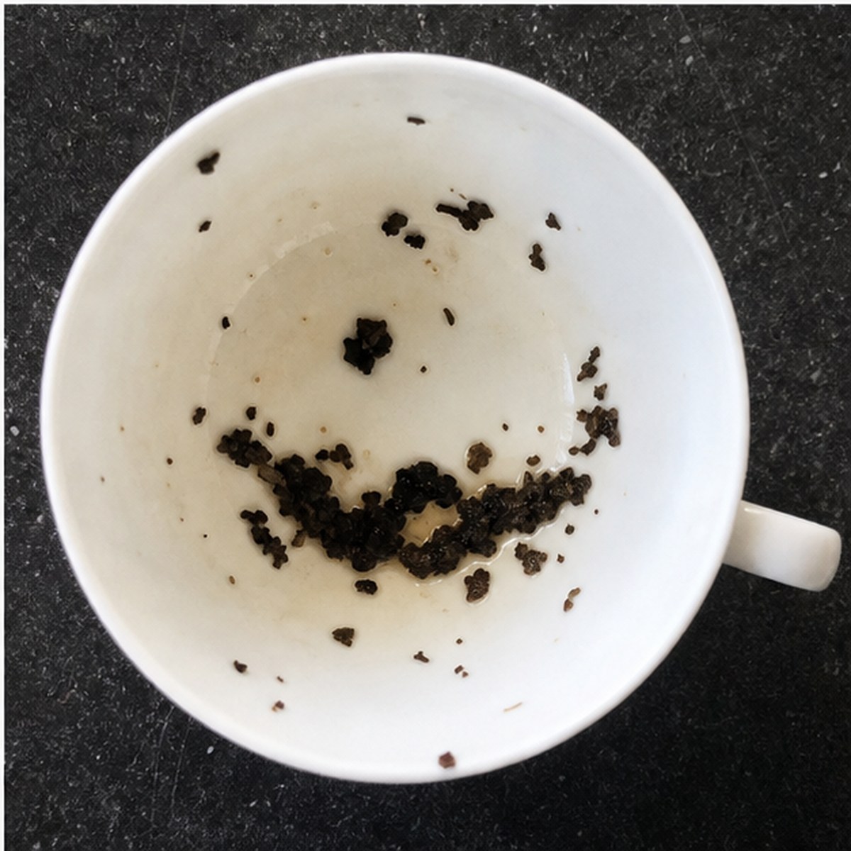 Basin tea leaves cup variation three