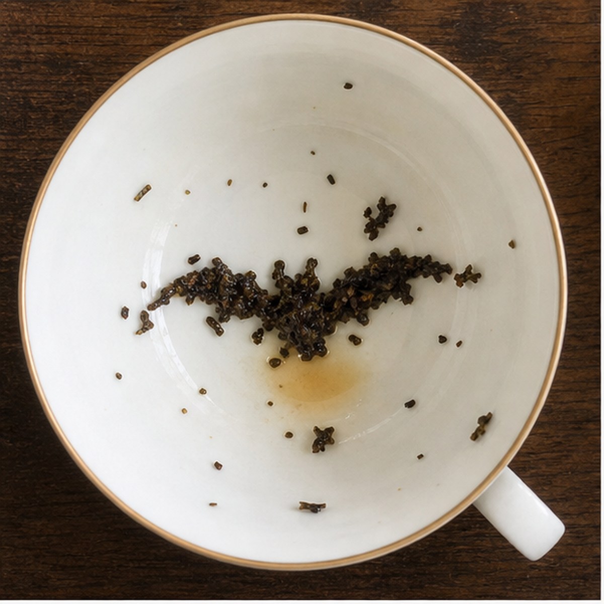 Bat tea leaf reading cup example