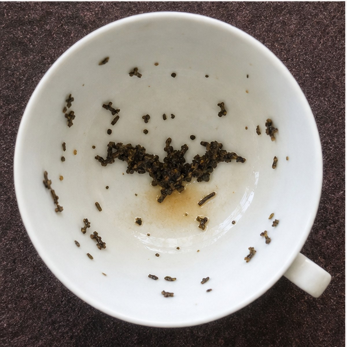 Bat tea leaves cup variation two