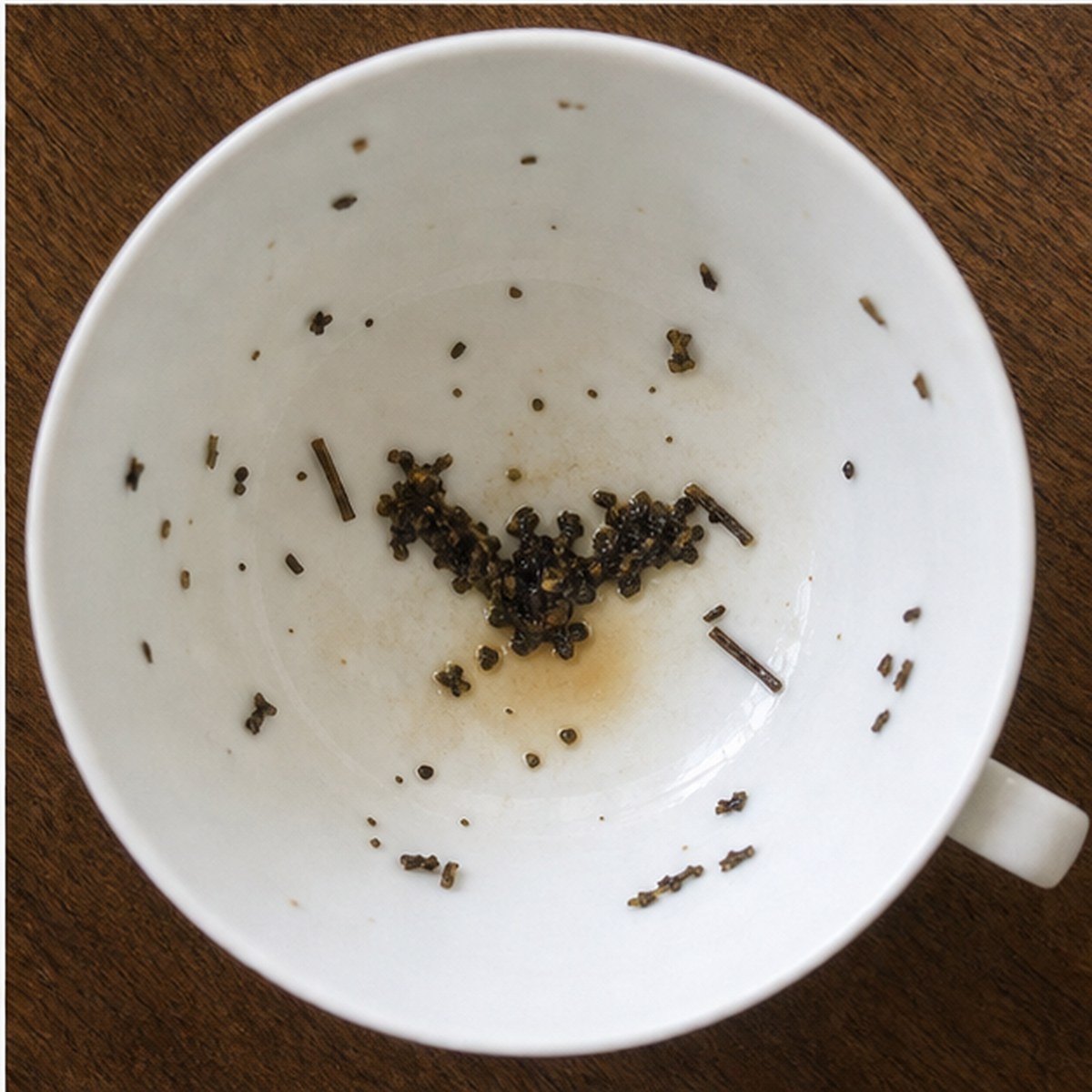 Bat tea leaves cup variation three