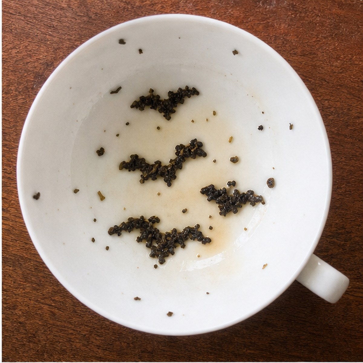 Bats tea leaves cup variation one