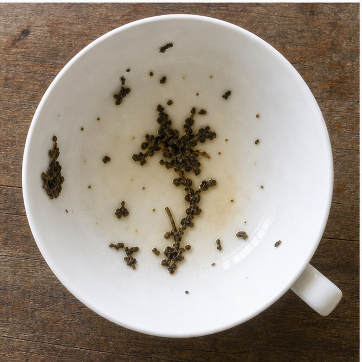 Belladonna Lily tea leaves cup variation two