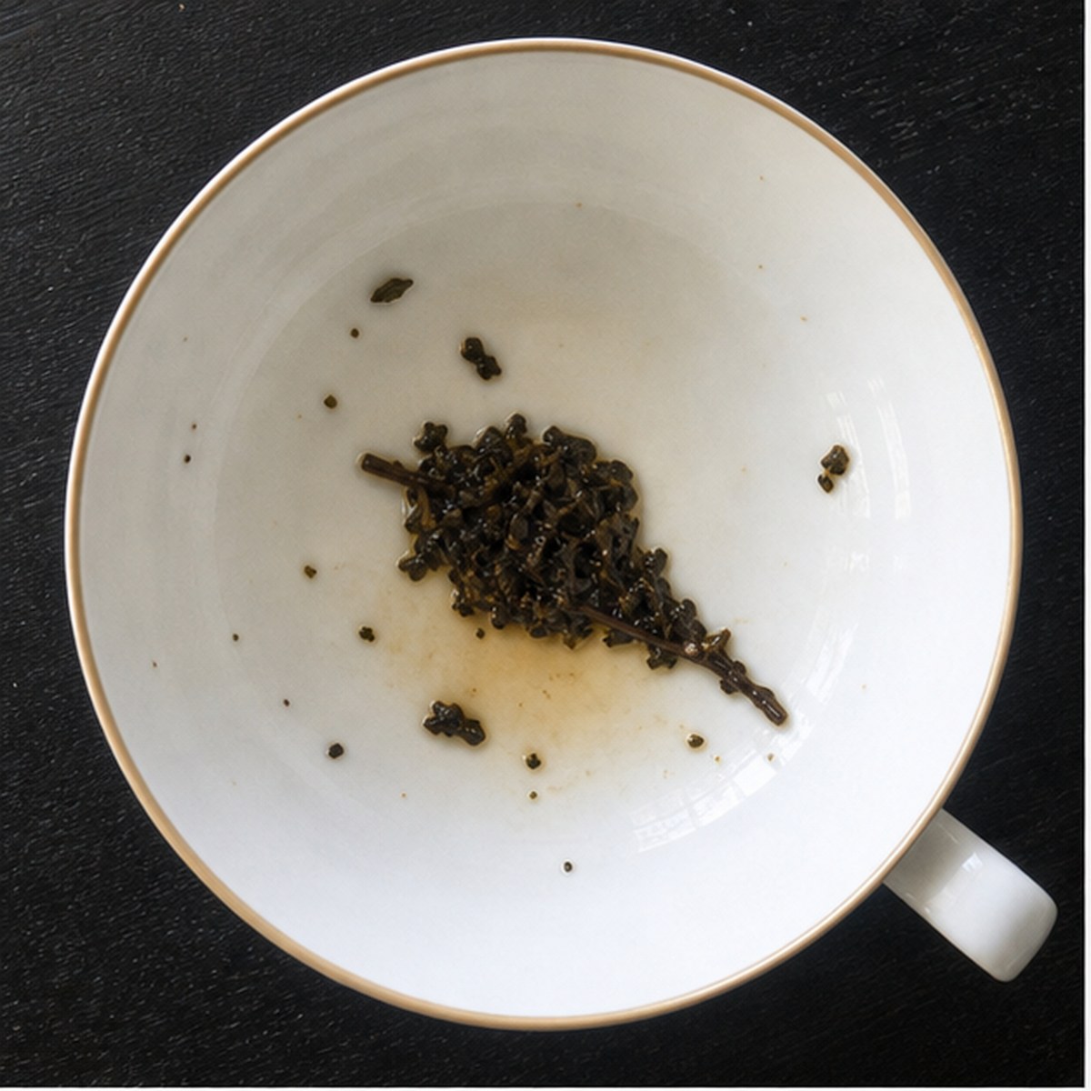 Bellows tea leaf reading cup example