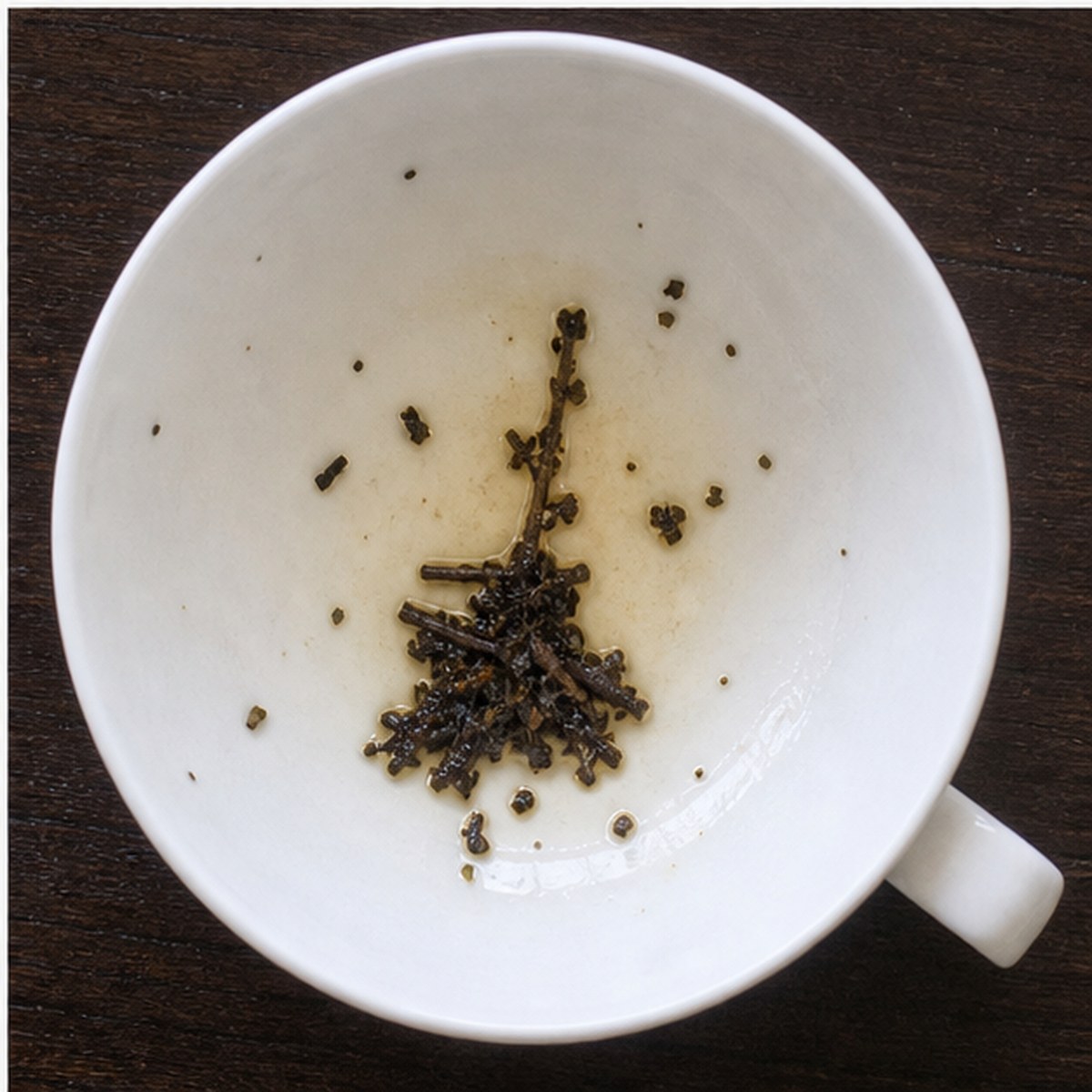 Besom tea leaves cup variation three