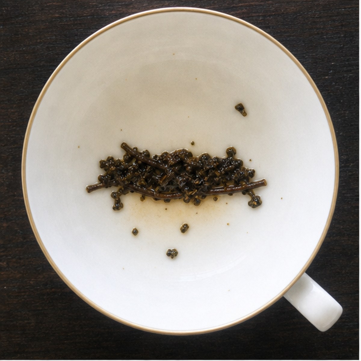 Bier tea leaf reading cup example